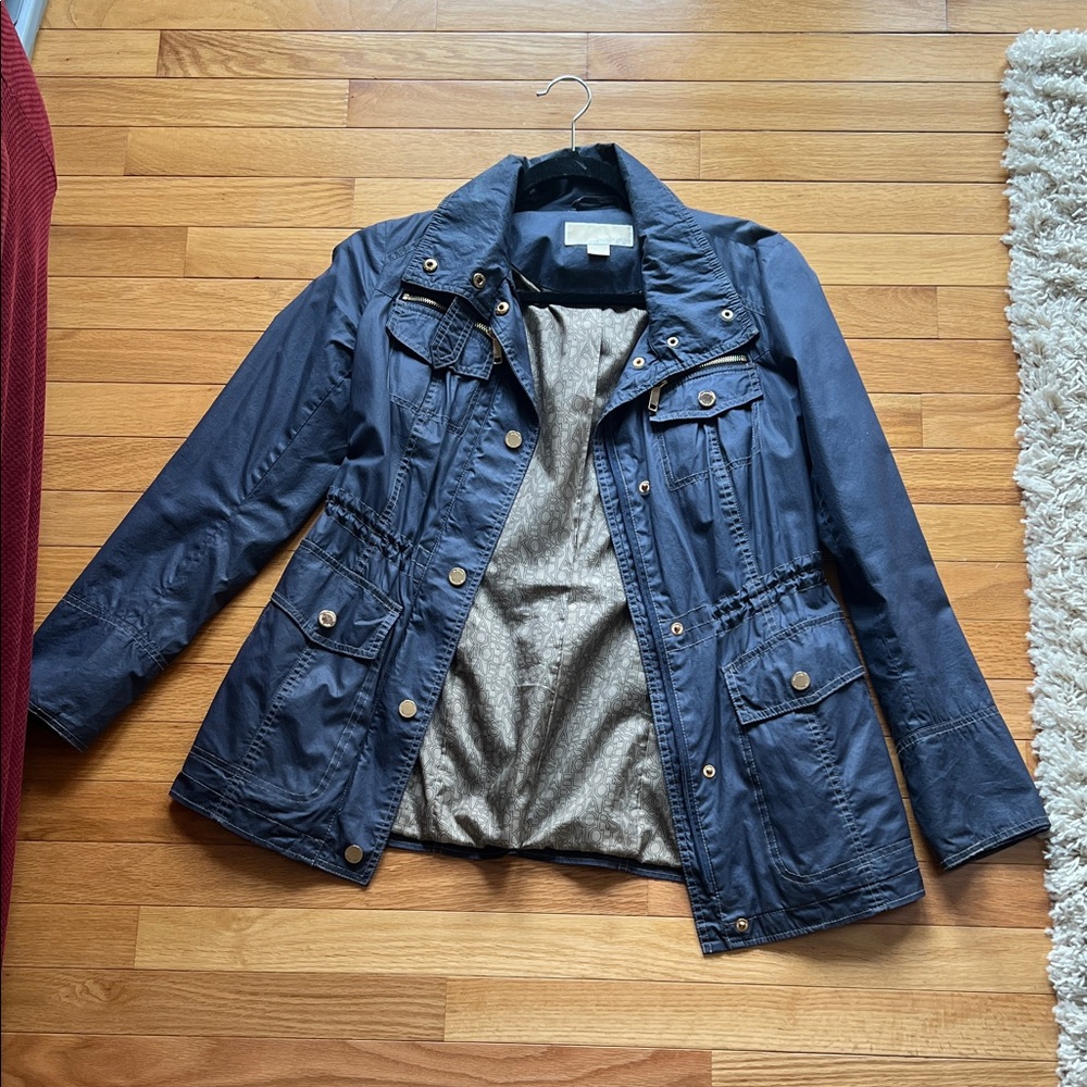MICHAEL Michael Kors Navy Utility Jacket